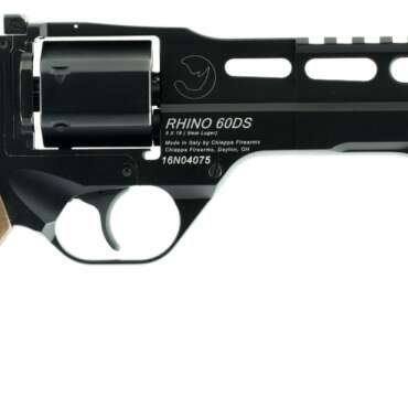 CHIAPPA FIREARMS RHINO 60DS 9MM 6" BLK ADJ
