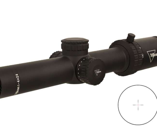 TRIJICON CREDO 1-4X24 BLK 30MM MRAD RED