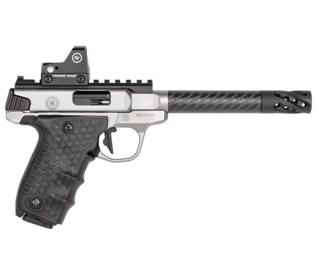 SMITH AND WESSON SW22 VICTORY TGT 22LR CF OPTIC