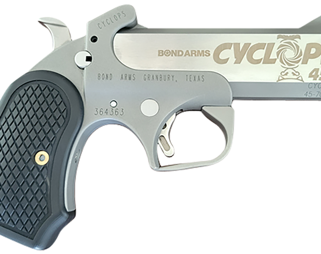 BOND ARMS CYCLOPS 45-70 SS 4.27" FS