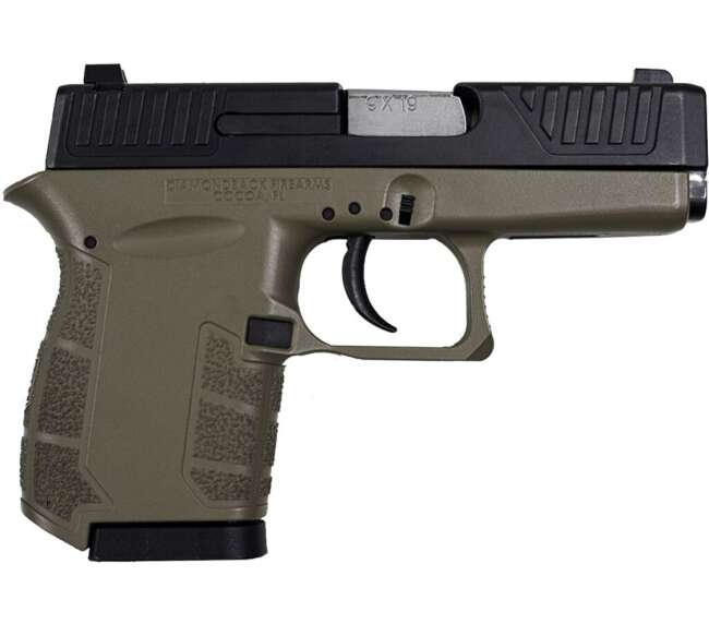 DIAMONDBACK FIREARMS DB9 GEN IV 9MM BLK/FDE 3" 6+1
