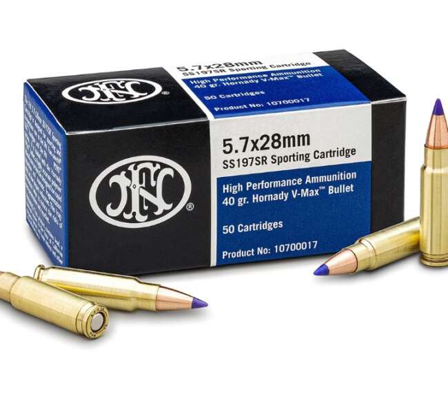 FN AMMO 40GR 5.7 V-MAX 500RD CASE