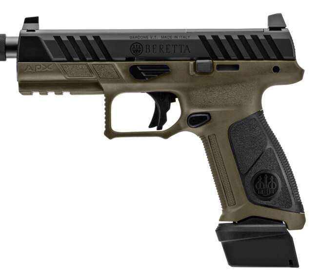 BERETTA APX A1 TAC 9MM BLK/OD 21+1 TB