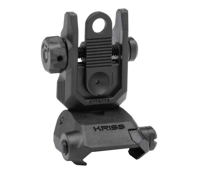KRISS USA REAR FLIP-UP SIGHT BLK STEEL