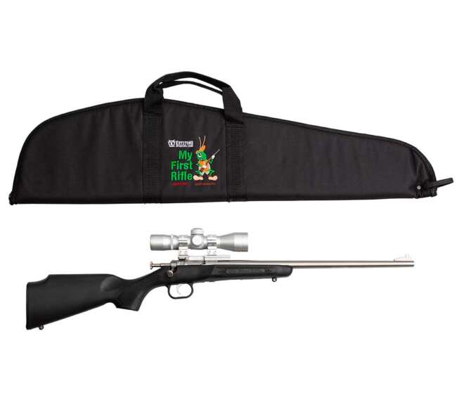 KEYSTONE SPORTING ARMS CRICKETT 22LR BK/SS PKG