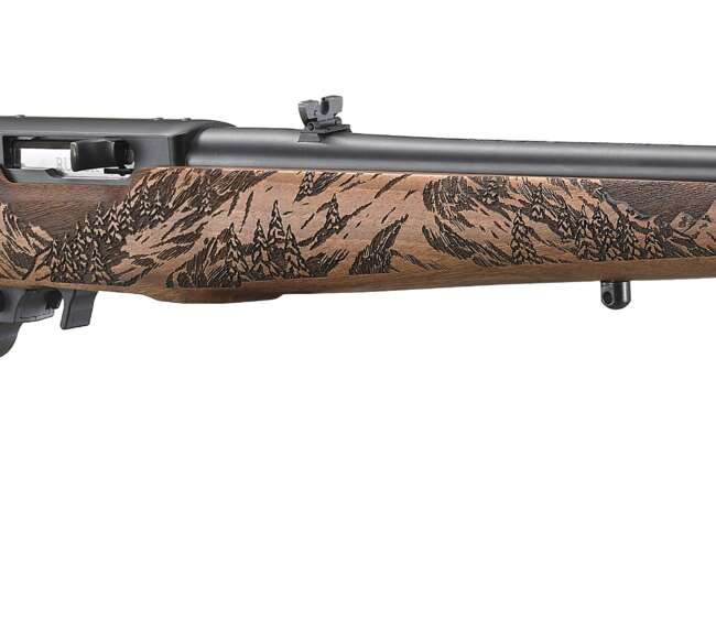 RUGER 10/22 MULE DEER 22LR BL/WD   #
