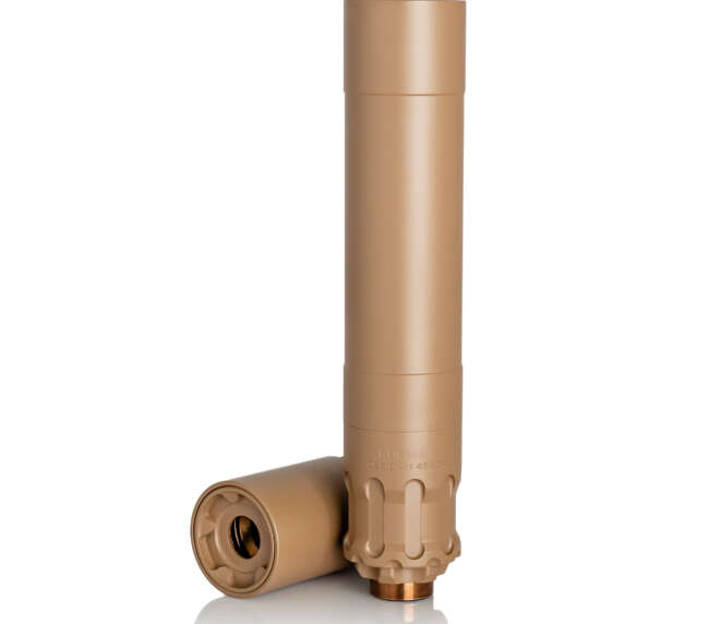 RUGGED SUPPRESSORS OBSIDIAN45 45ACP SILENCER FDE