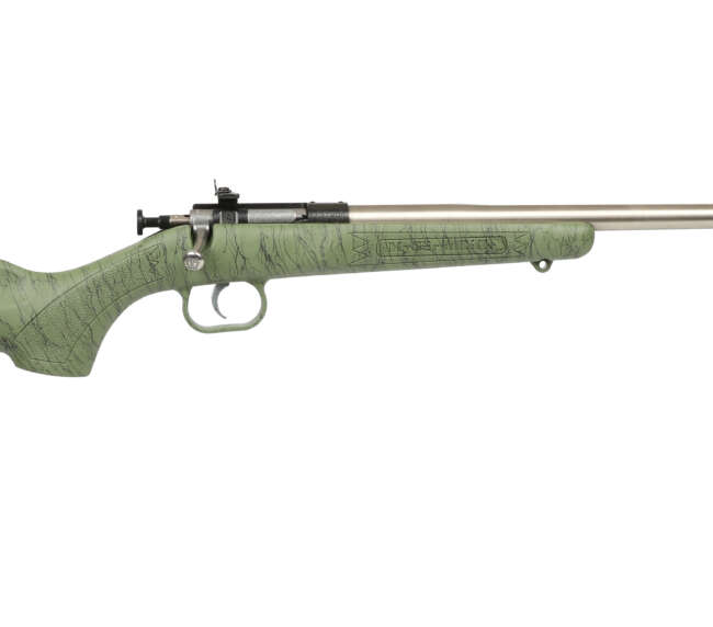 KEYSTONE SPORTING ARMS CRICKETT 22LR SS GRN/BLK WEB