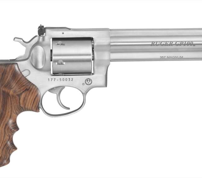 RUGER GP100 357MAG SS UNFLUTED 6"