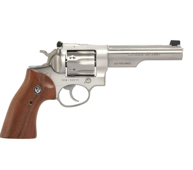 RUGER GP100 357MAG SS 5" HALF LUG