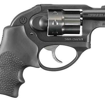 RUGER LCR 22LR BL/HOGUE GRP 8RD DAO