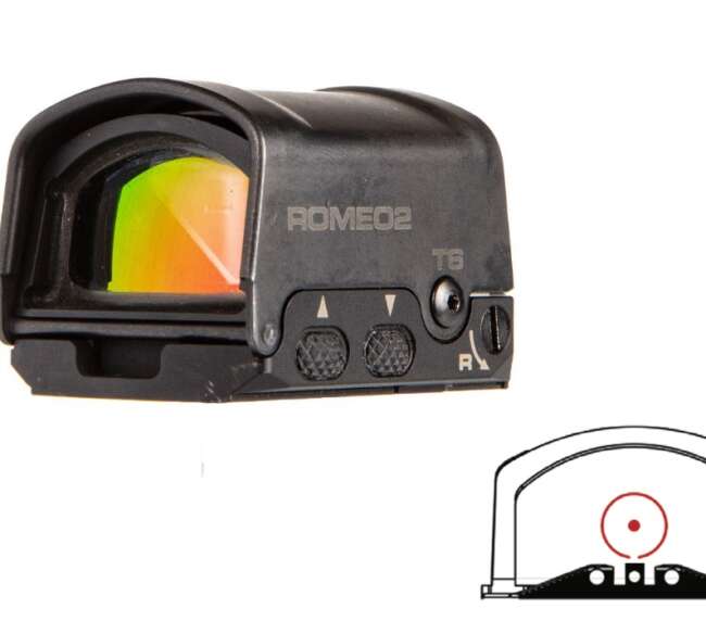 SIG SAUER ROMEO2 REFLEX SGHT CIRCLEDT BK