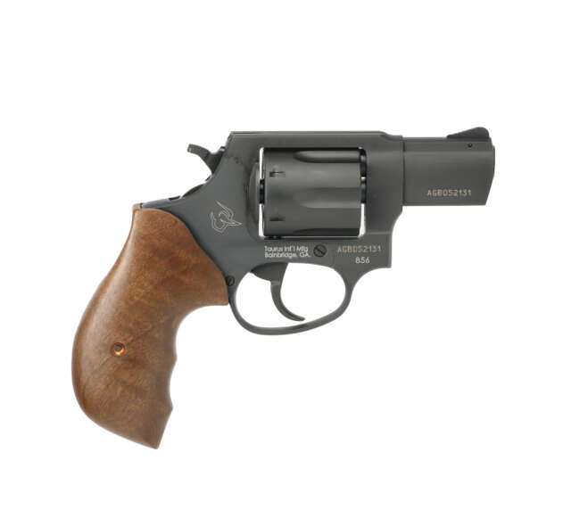 TAURUS 856 38SP MATTE BLK 2" WALNUT