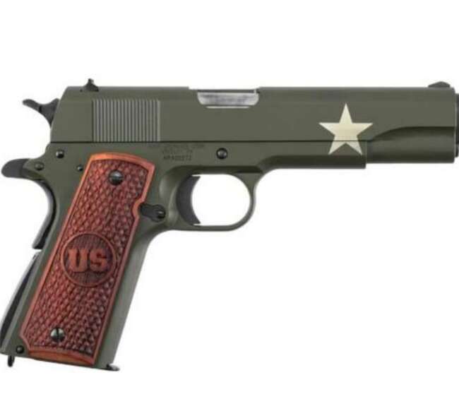 AUTO-ORDNANCE - THOMPSON TANKER 1911 45ACP 5" GREEN   #