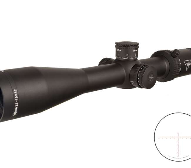 TRIJICON CREDO 2.5-15X42 BLK MRAD RED