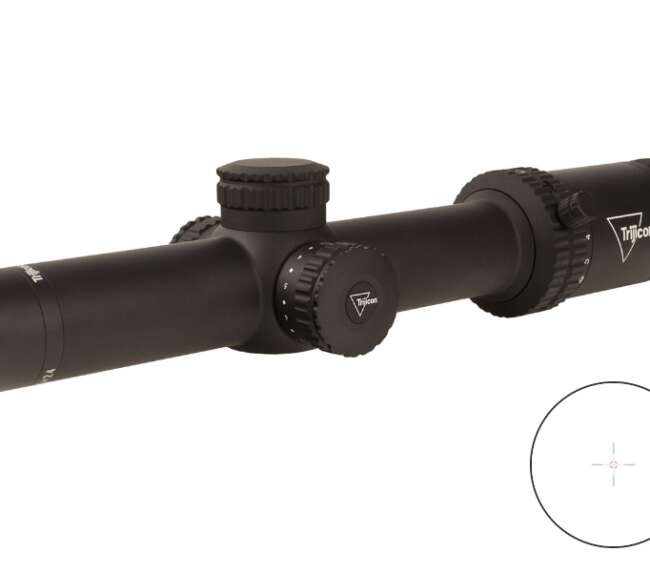TRIJICON CREDO 1-6X24 BLK 30MM MRAD RED