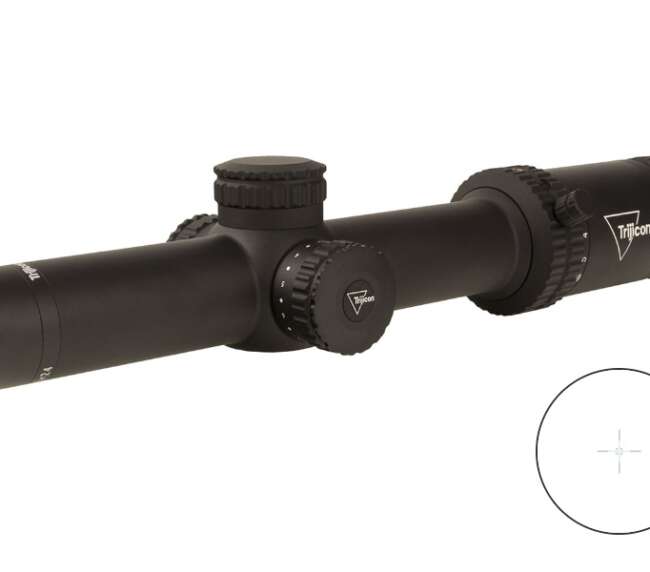 TRIJICON CREDO 1-6X24 BLK 30MM MRAD FFP