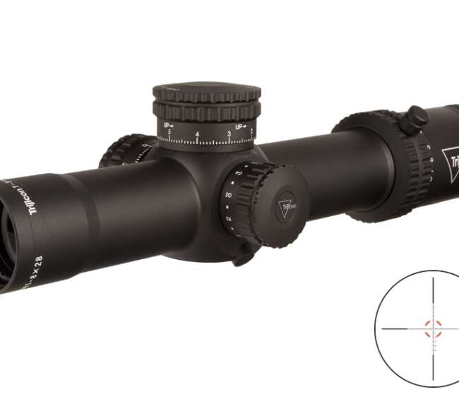 TRIJICON CREDO 1-8X28 BLK 34MM MRAD FFP