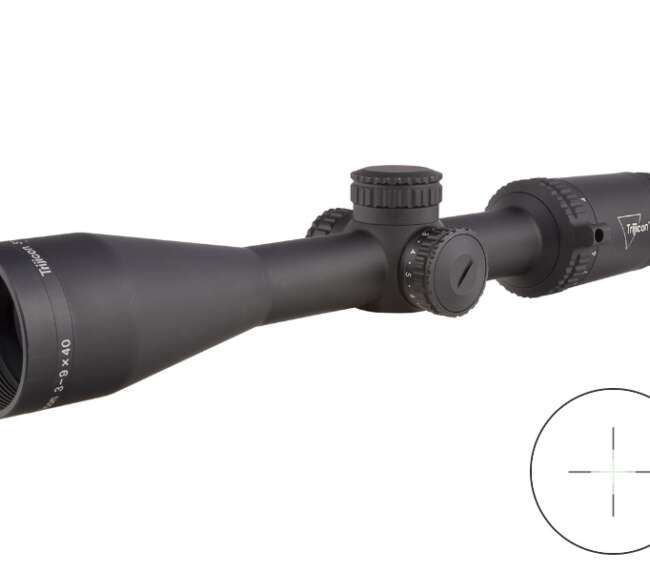 TRIJICON CREDO 3-9X40 BLK 1" MIL-SQ GRN