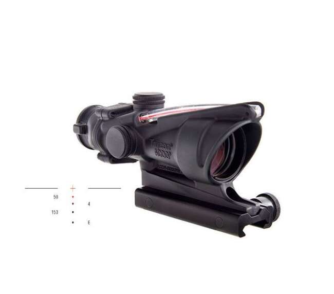 TRIJICON ACOG BAC 4X32 300BLK CRSHR RED