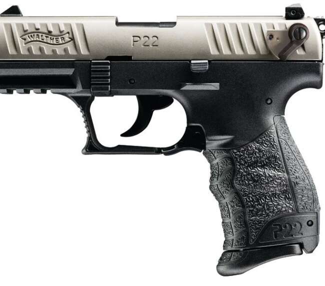 WALTHER ARMS P22Q 22LR 10+1 3.4" NICKEL   #