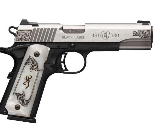 BROWNING 1911-380 BL 380ACP 4.25" ENGR