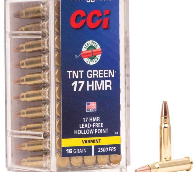 CCI 17HMR 16GR TNTGREEN HP 50R