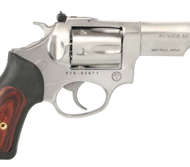 RUGER SP101 327FED 3" STAINLESS ADJ