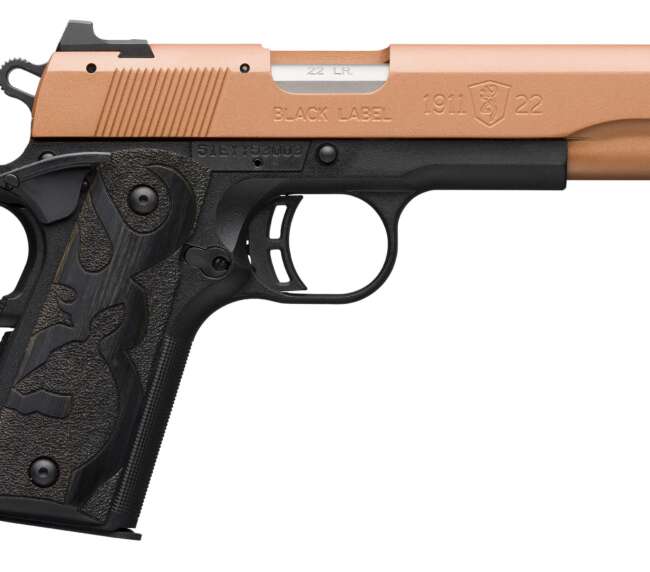 BROWNING 1911-22 BK LBL 22LR 4.25" COP#
