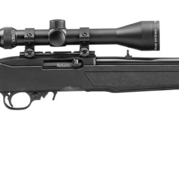RUGER 10/22 CARB 22LR BL/SYN 18.5 SC