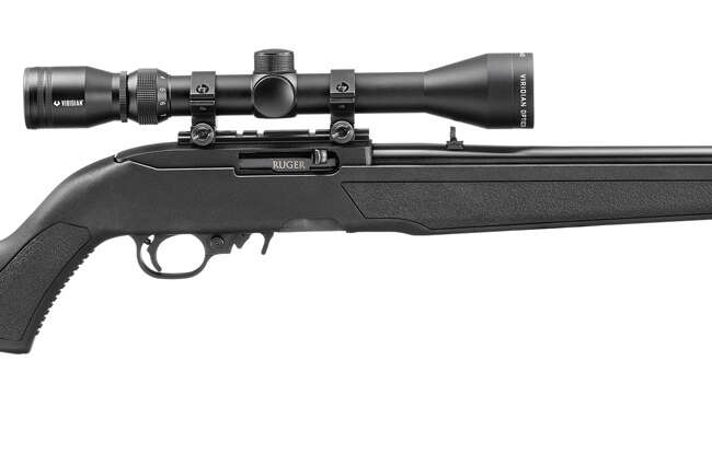 RUGER 10/22 CARB 22LR BL/SYN 18.5 SC