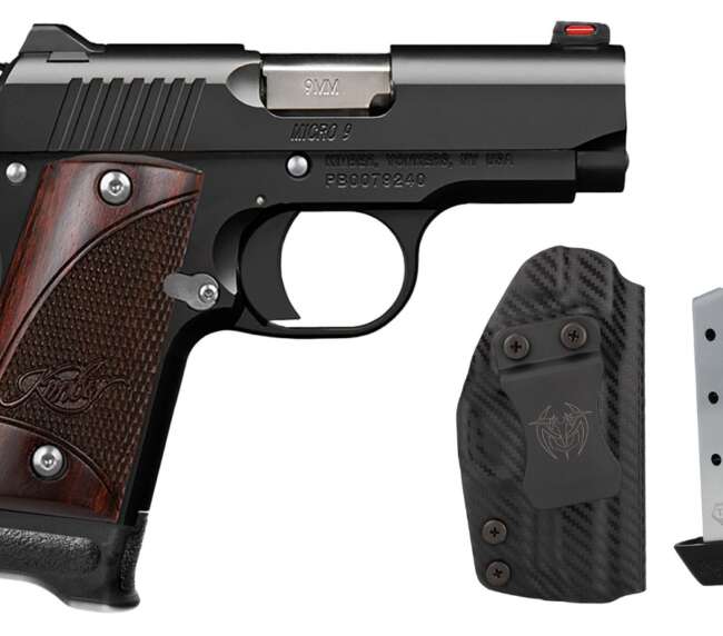 KIMBER MICRO 9MM BLK/RW RTC BUNDLE