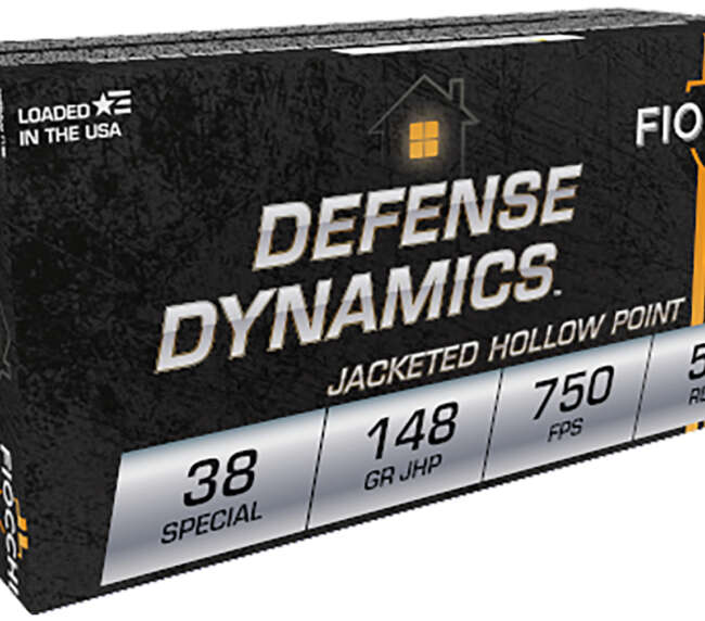 FIO 38SP 148GR DEFENSE JHP 50R