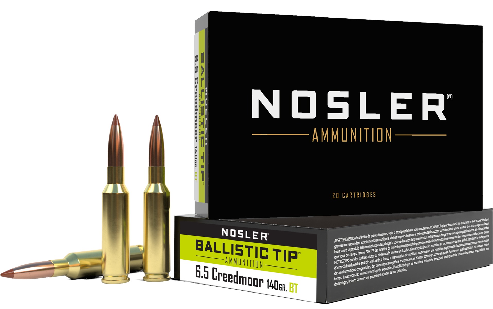 NOS 6.5CR 140GR BTIP 20RD