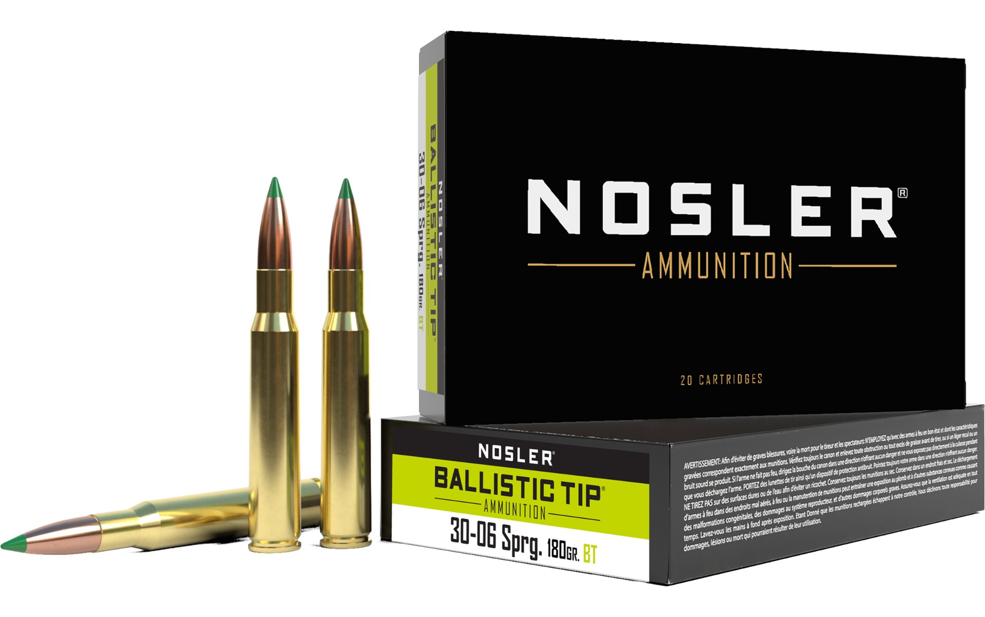 NOS 30-06 180GR BTIP 20RD