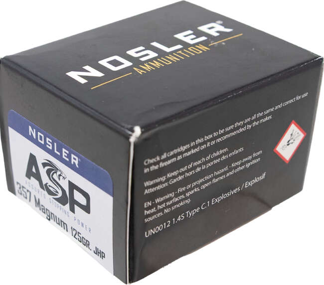 NOS 357 125GR ASP JHP 20RD