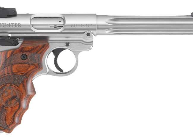 RUGER MKIV TRGT HUNTER 22LR 6.9" SS