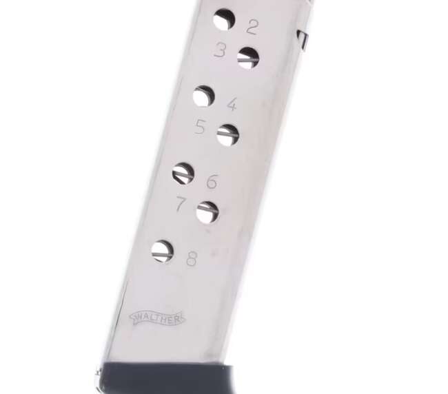 WALTHER ARMS MAG PPK/S 32ACP 8RD NICKEL FR