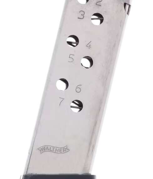 WALTHER ARMS MAG PPK 32ACP 7RD NICKEL FR