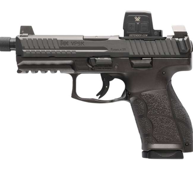 HECKLER AND KOCH (HK USA) VP9A1 K TAC 9MM BK 10+1 NS VTX