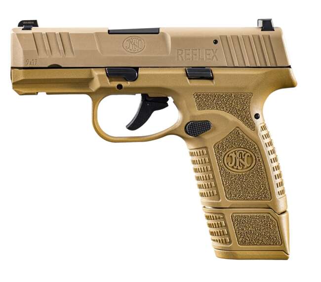 FN REFLEX 9MM FDE 3.3" 15+1 NMS