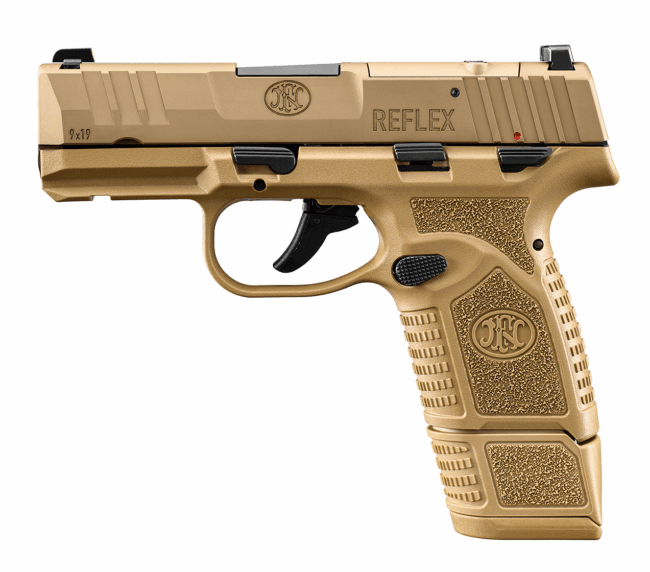FN REFLEX 9MM FDE 15+1 MRD SFTY