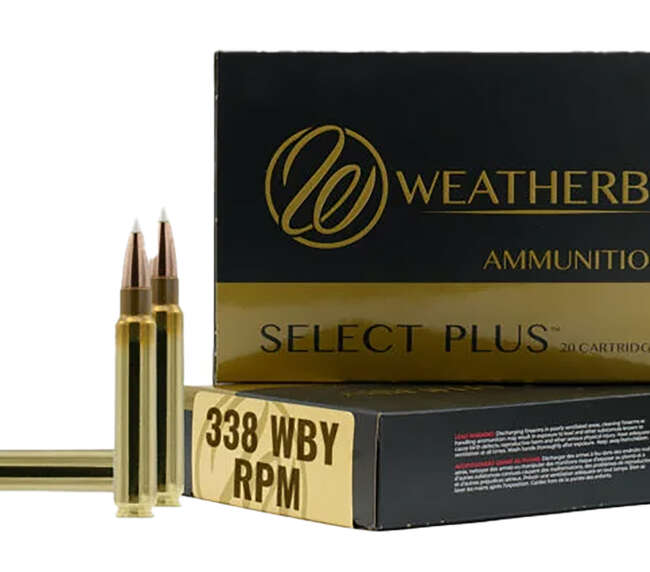 WEATHERBY 338RPM 225GR HORNADY INTERLOCK