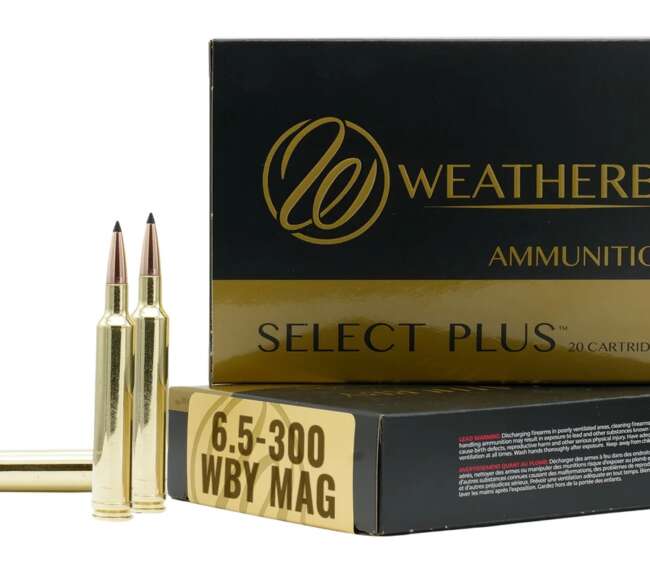 WEATHERBY 6.5-300WBY 127GR LRX