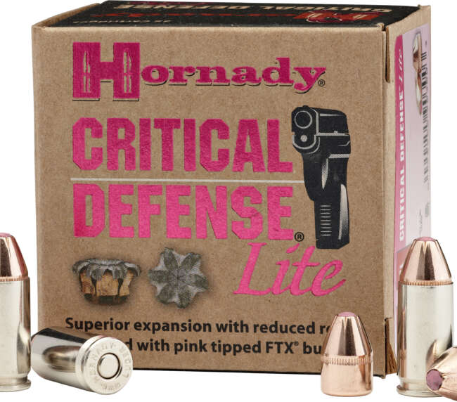 HRN 9MM 100GR CRITDEF LITE 25R