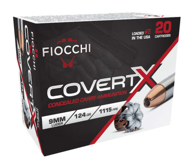 FIO 9MM 124GR COVERTX JHP 20R