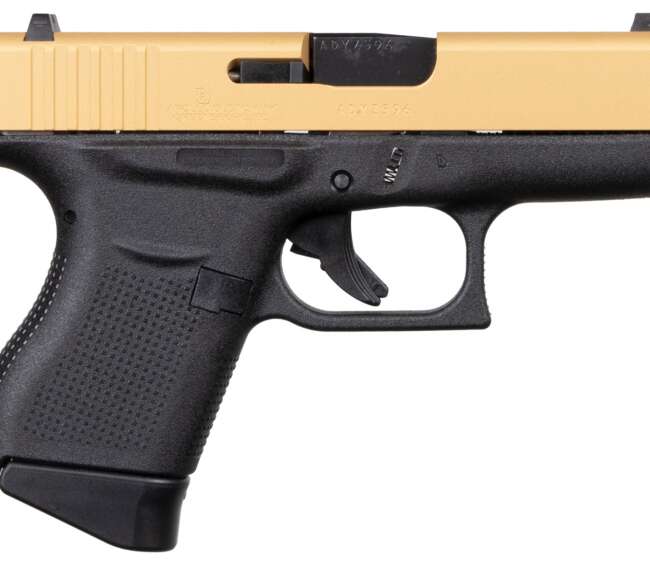 GLK 43 9MM 6RD GOLD SLIDE