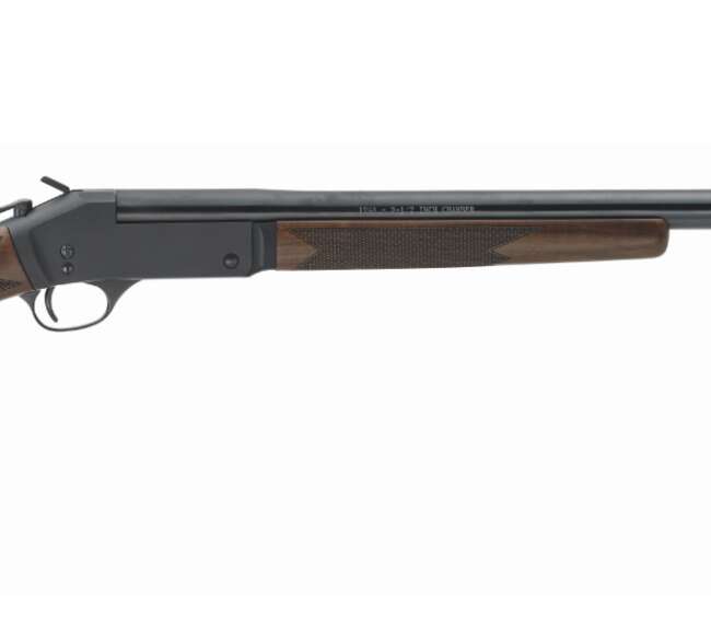 HENRY REPEATING ARMS SINGLESHOT STEEL 12/28 BL/WD
