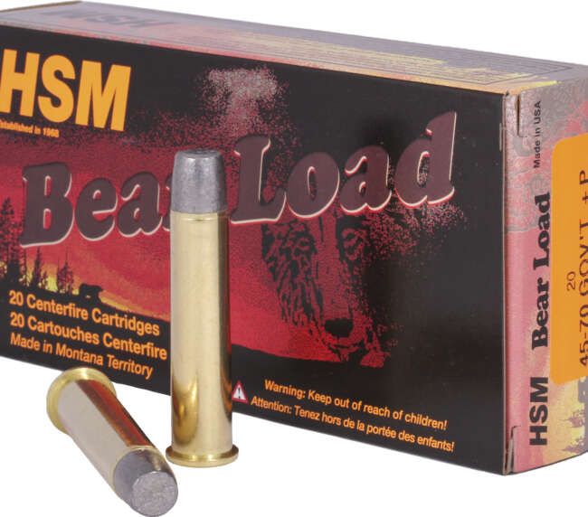 HSM 45-70 430GR BEAR RNFP 20RD