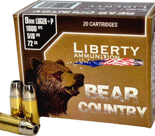 LIB 9MM+P 72GR BEAR CNTRY 20RD